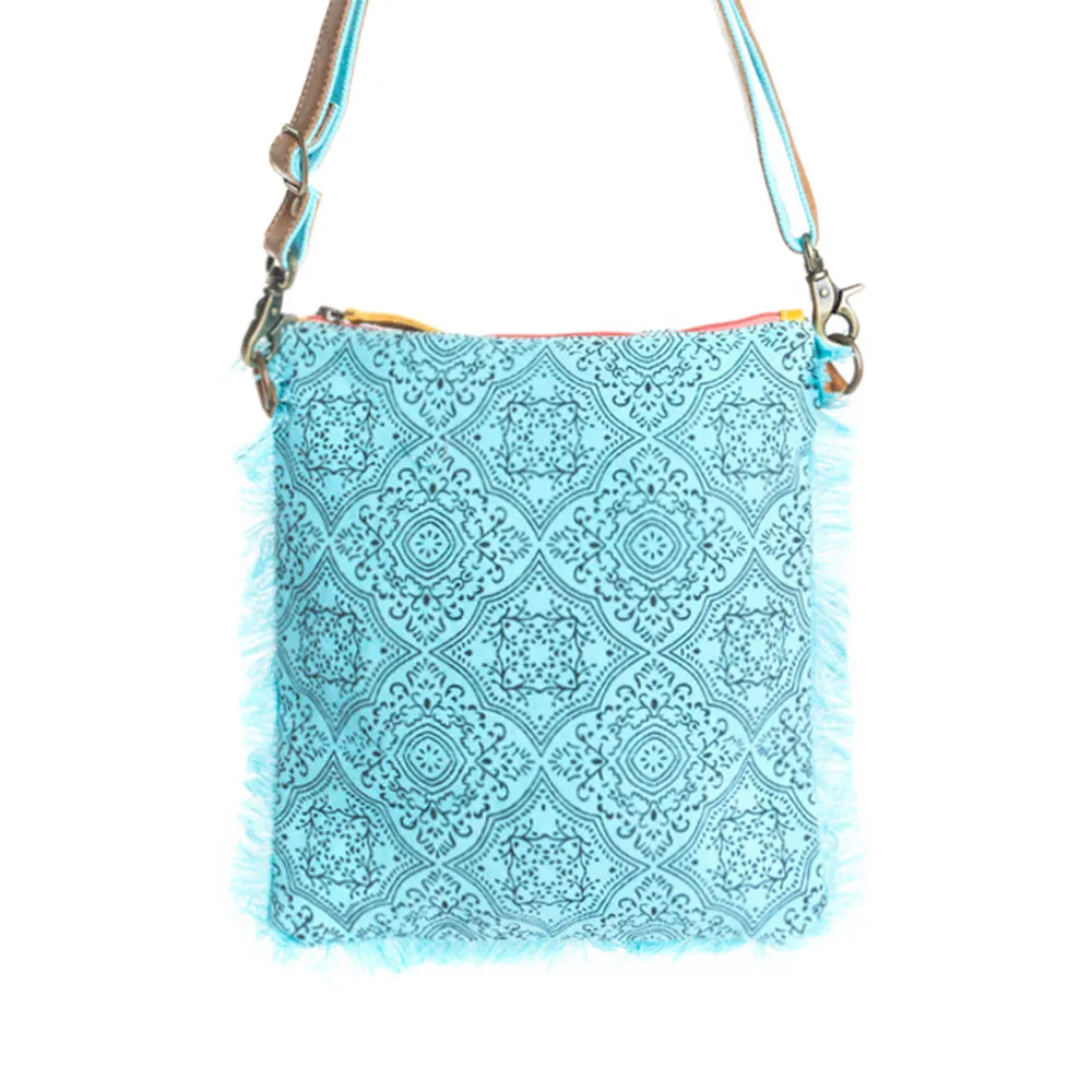 Triple Fork Ranch Crosbbody Bag in Turquoise sold by Myra Bag
