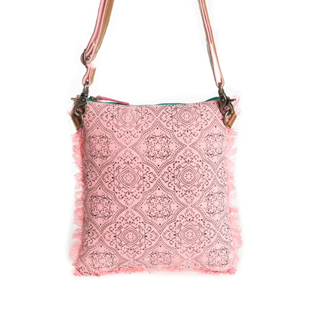 Triple Fork Ranch Crosbbody Bag in Rose sold by Myra Bag