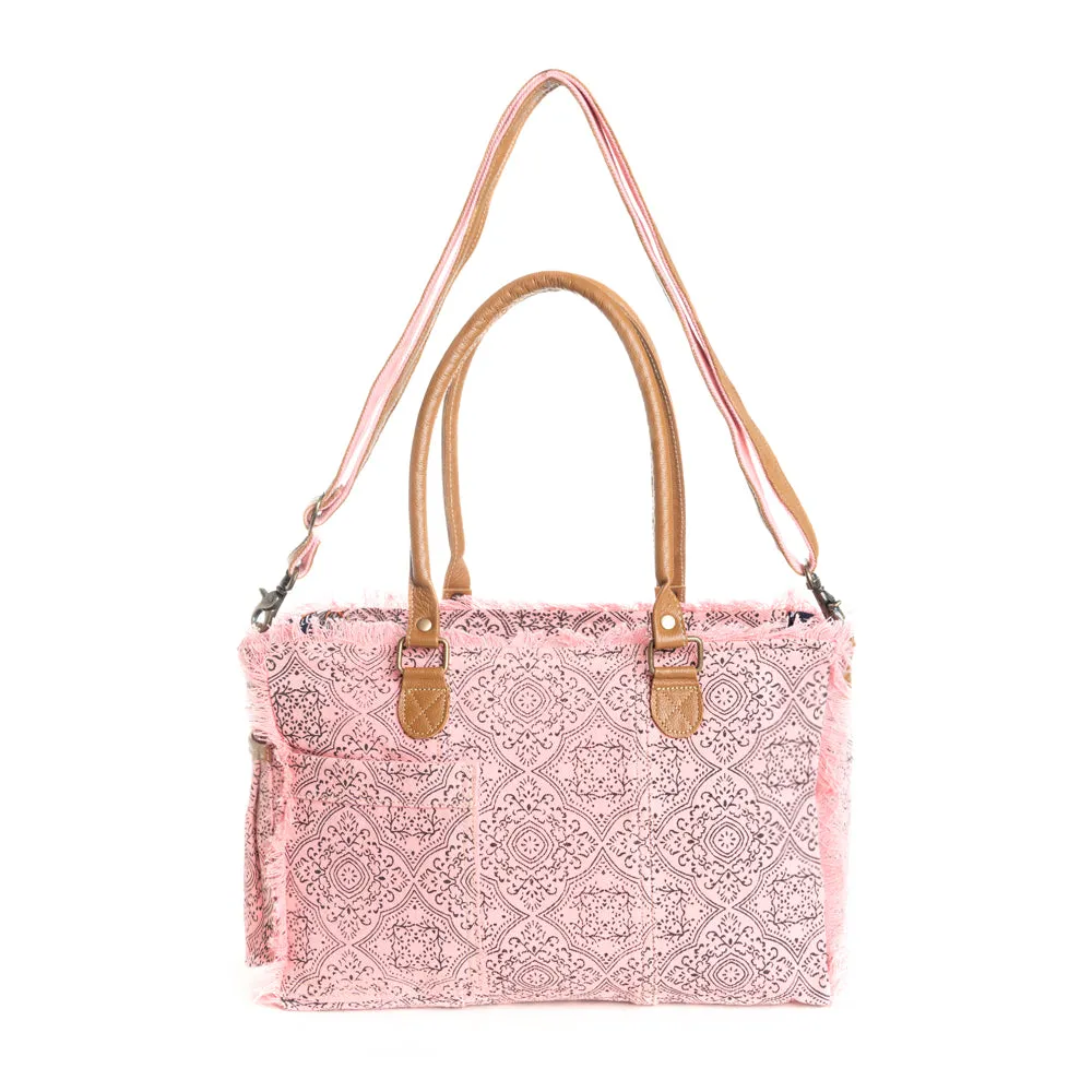 Triple Fork Ranch Tote Bag in Rose sold by Myra Bag