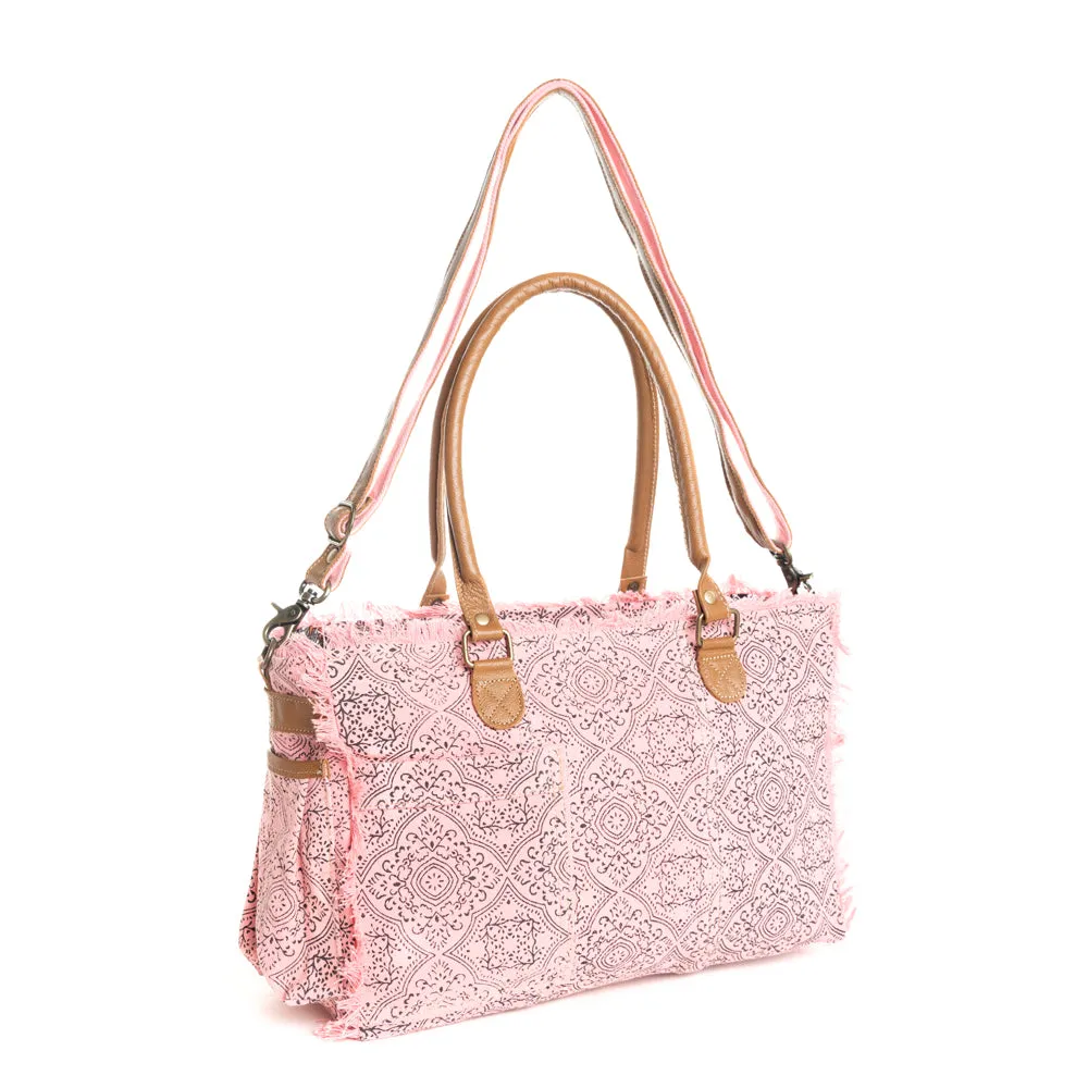 Triple Fork Ranch Tote Bag in Rose sold by Myra Bag product image thumbnail 2