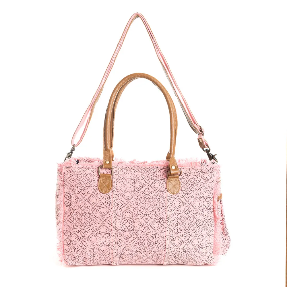 Triple Fork Ranch Tote Bag in Rose sold by Myra Bag product image thumbnail 3