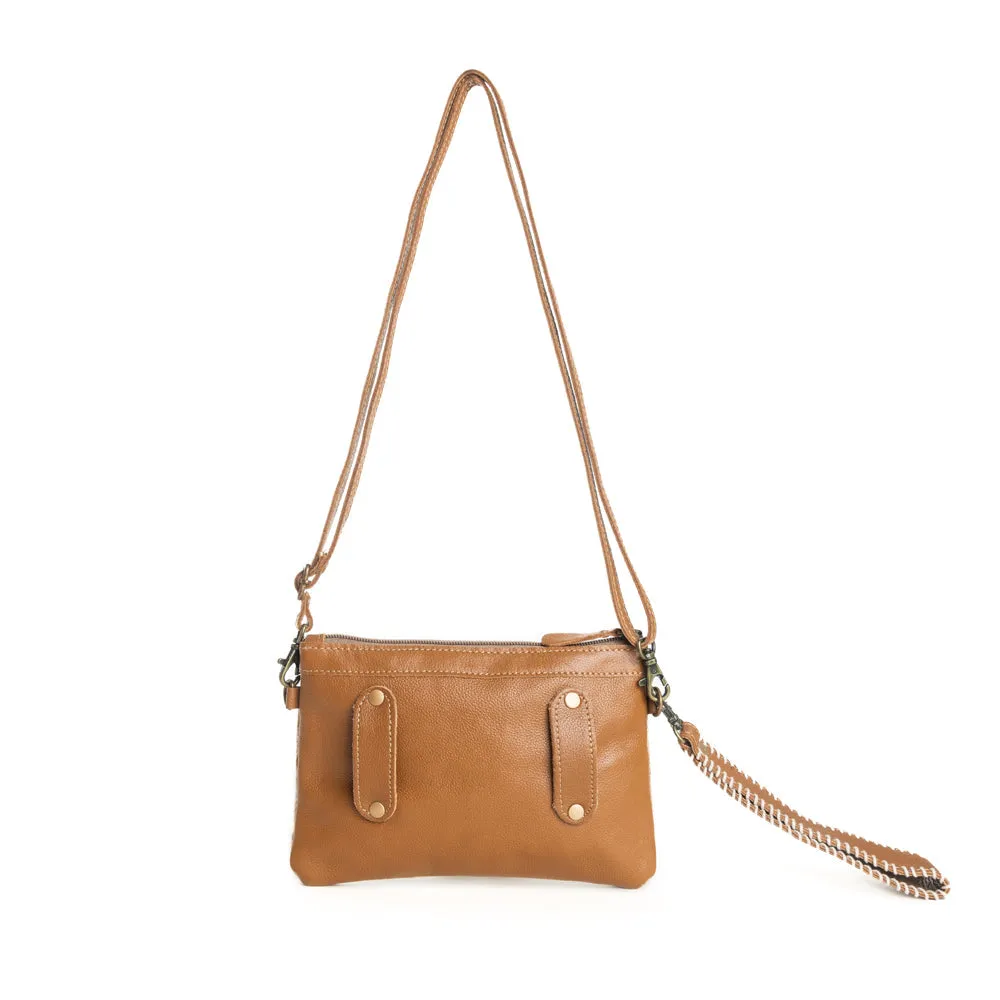 Eye of the Goddess Crossbody Bag in Caramel sold by Myra Bag product image thumbnail 4