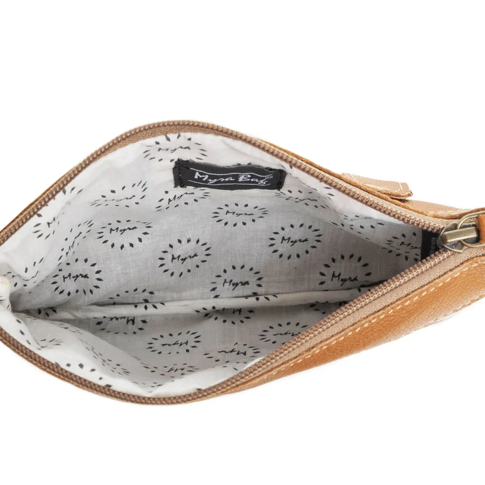 Eye of the Goddess Crossbody Bag in Caramel sold by Myra Bag product image thumbnail 5