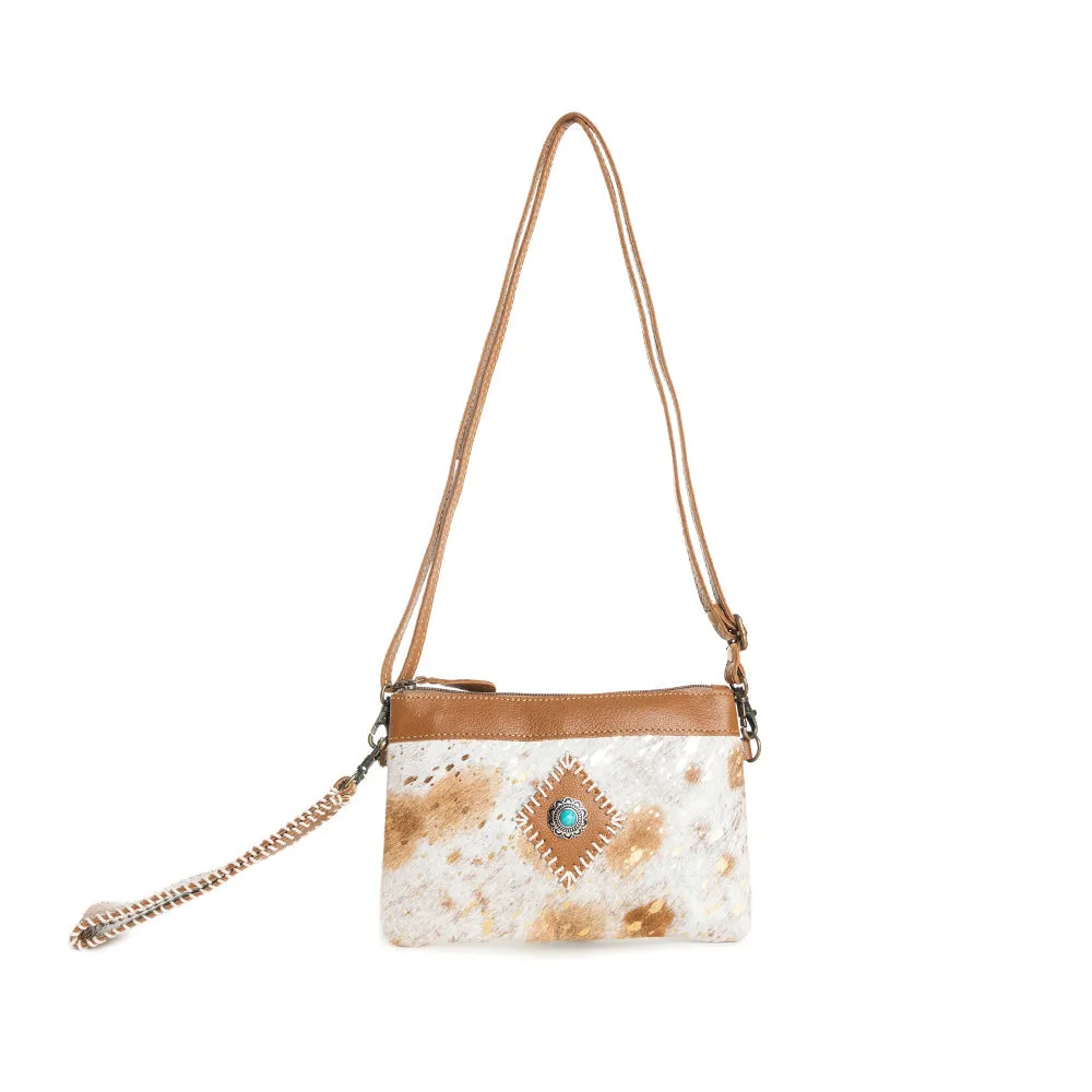 Eye of the Goddess Crossbody Bag in Caramel sold by Myra Bag product image thumbnail 2