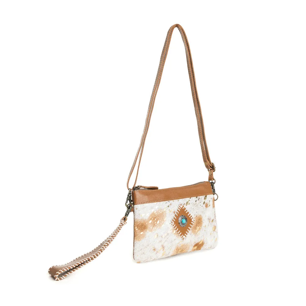 Eye of the Goddess Crossbody Bag in Caramel sold by Myra Bag product image thumbnail 3