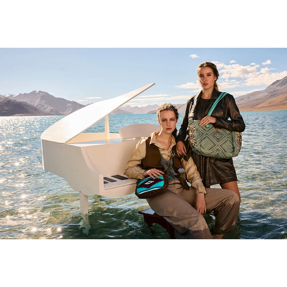 Bohemian Breeze Small Bag in Gray sold by Myra Bag product image thumbnail 5