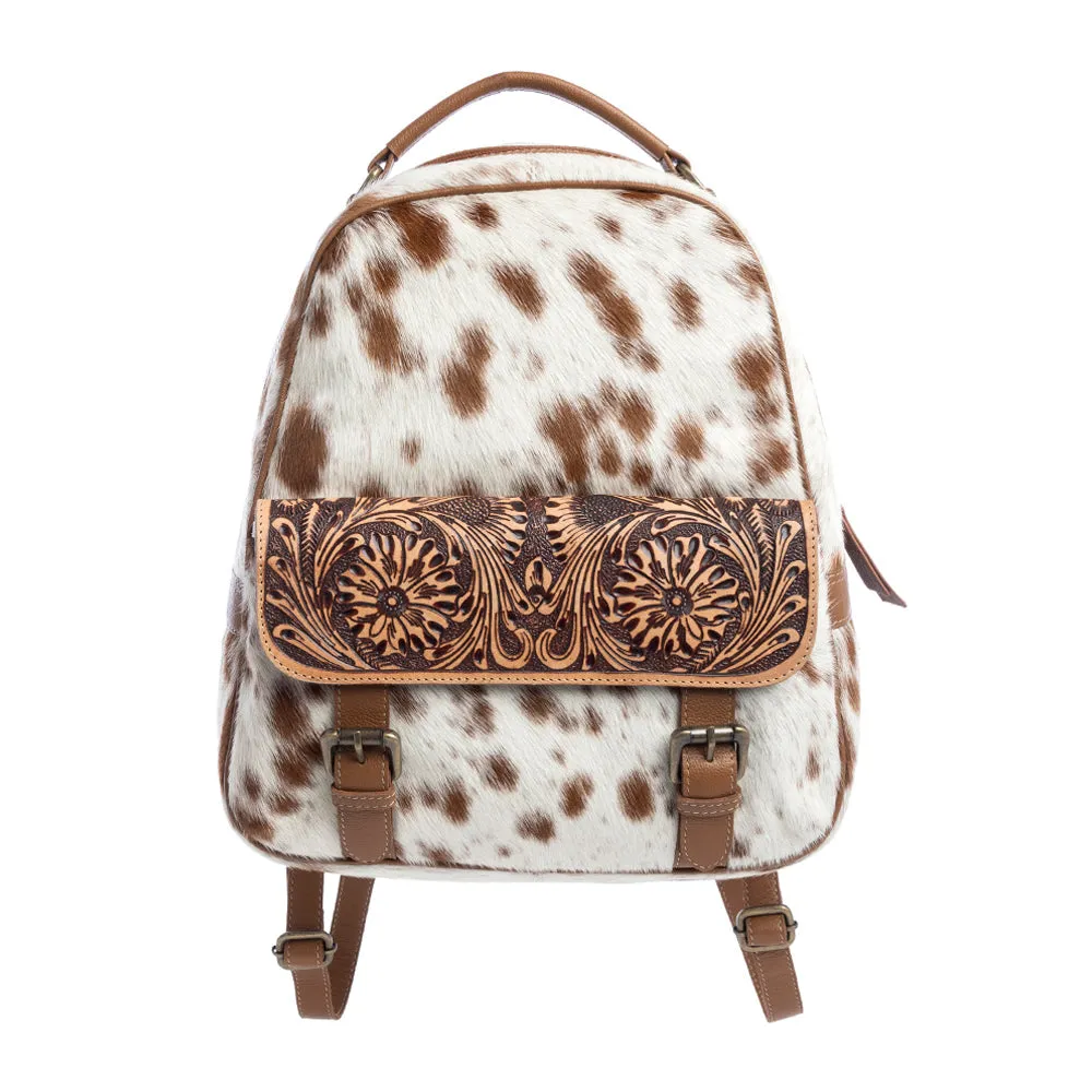 La Jara Hand-Tooled Bag sold by Myra Bag
