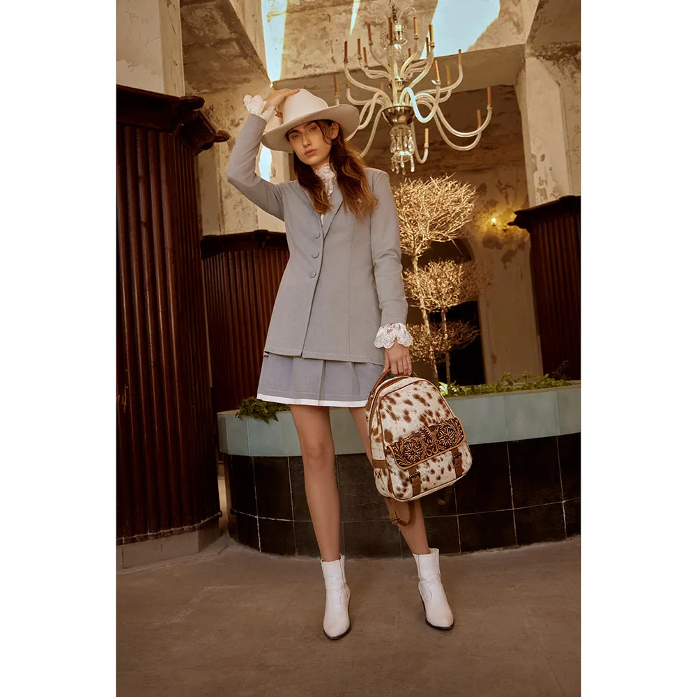 La Jara Hand-Tooled Bag sold by Myra Bag product image thumbnail 5