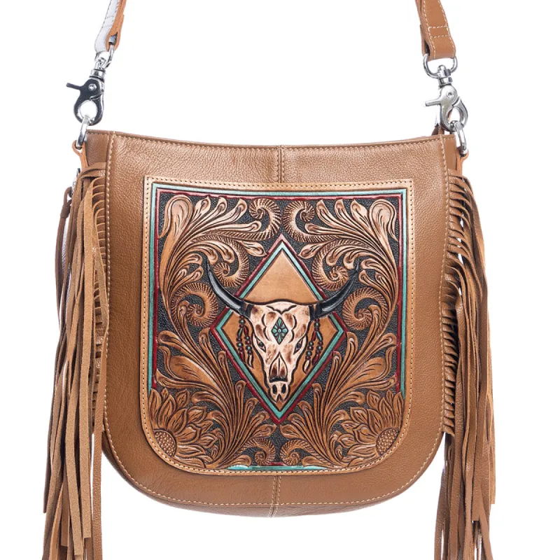 Spring Creek Hand-Tooled Bag sold by Myra Bag