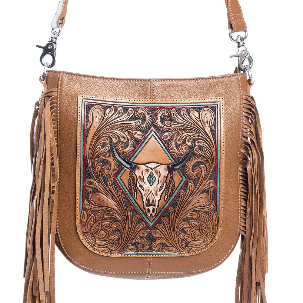 Spring Creek Hand-Tooled Bag sold by Myra Bag