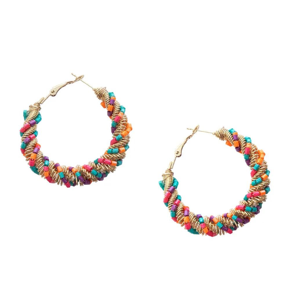 Colorform Bead Earrings sold by Myra Bag product image thumbnail 2