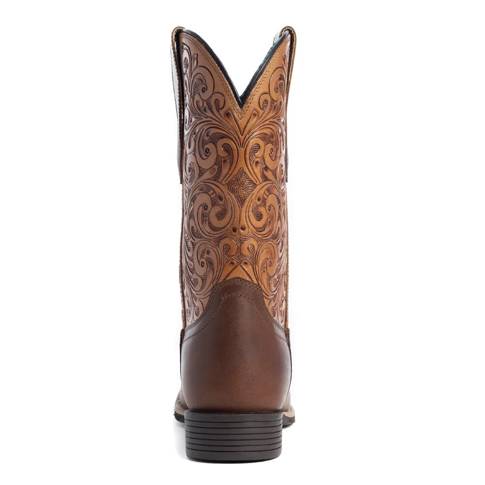 Camilita Hand-tooled Boots in Brown sold by Myra Bag product image thumbnail 5