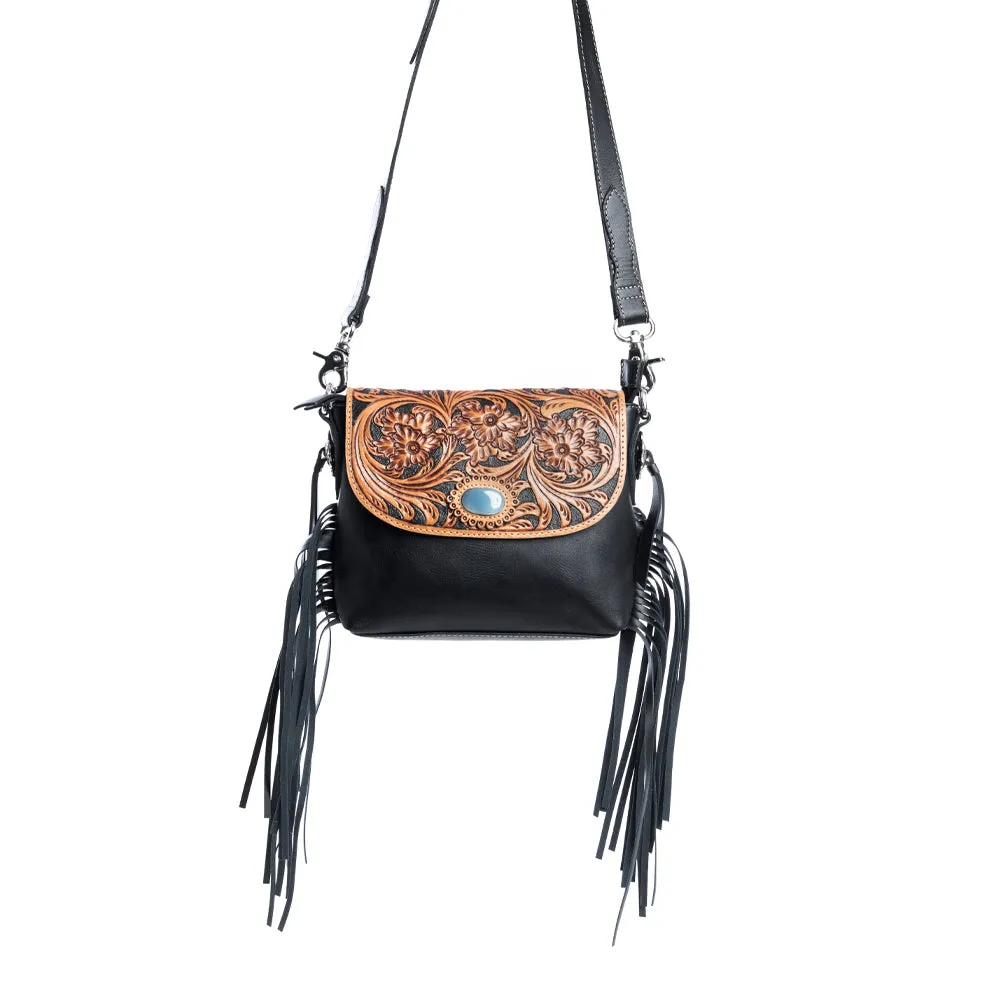 Ebony Delight Hand-Tooled Bag sold by Myra Bag product image thumbnail 3