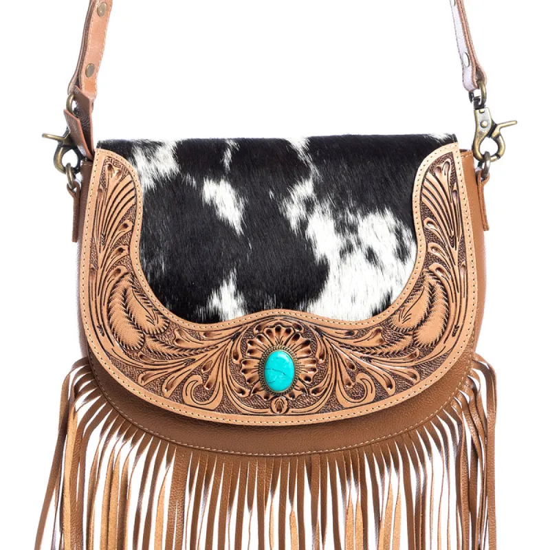 Tamaya Trail Hand-Tooled Bag sold by Myra Bag