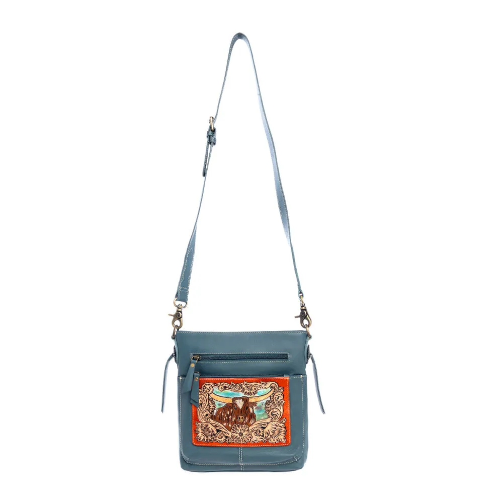 Stella Steer Hand-Tooled Bag sold by Myra Bag product image thumbnail 2