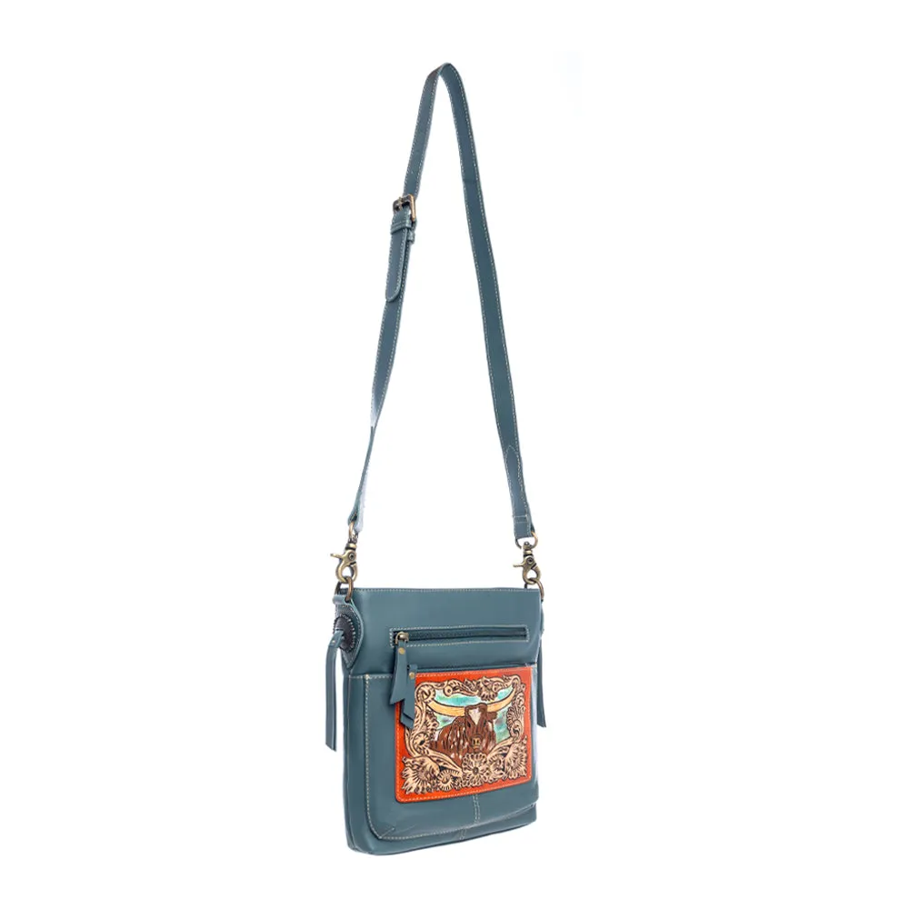 Stella Steer Hand-Tooled Bag sold by Myra Bag product image thumbnail 3