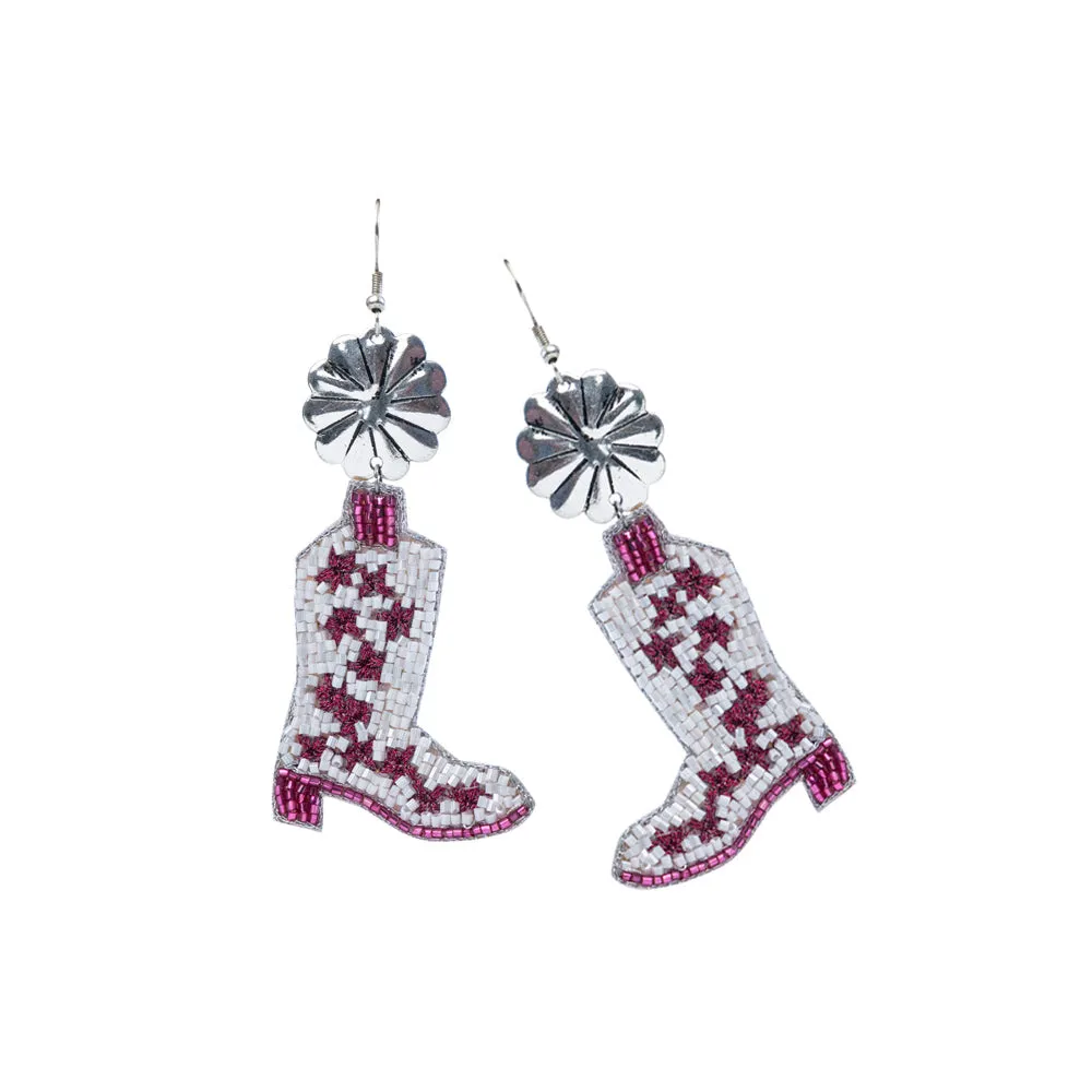Windstar Beaded Boot Earrings sold by Myra Bag product image thumbnail 2