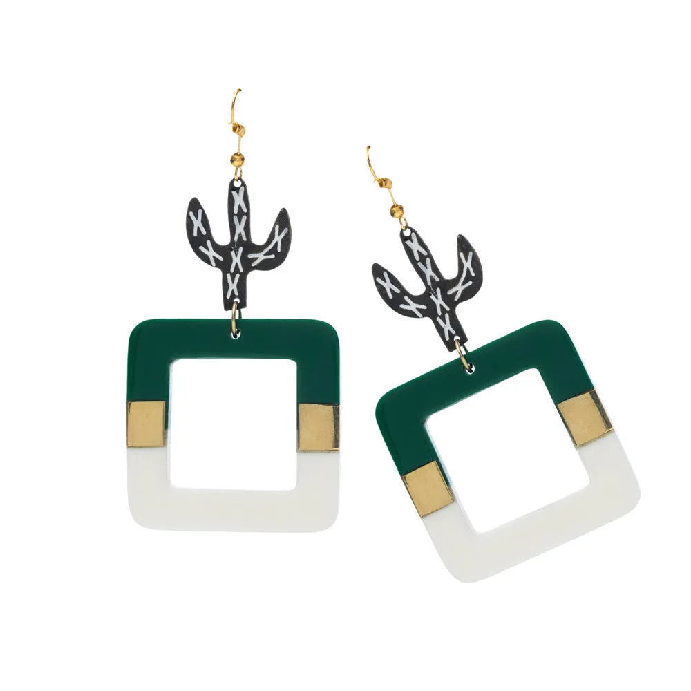 Dactus Cactus Earrings sold by Myra Bag product image thumbnail 2