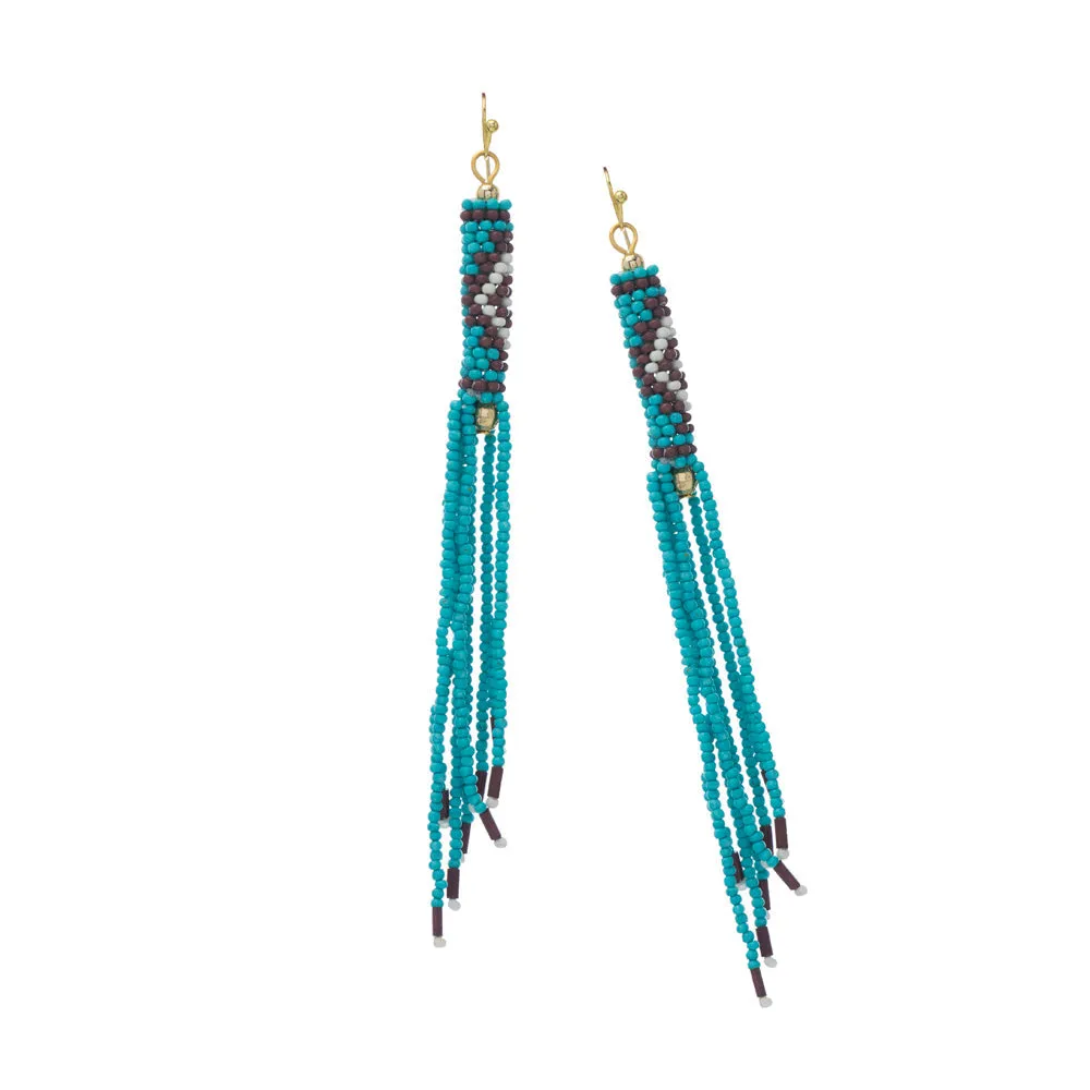 Tamika Beaded Earrings sold by Myra Bag product image thumbnail 2