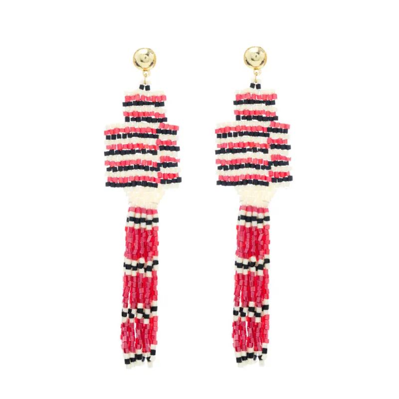 L'Freyde Beaded Earrings sold by Myra Bag