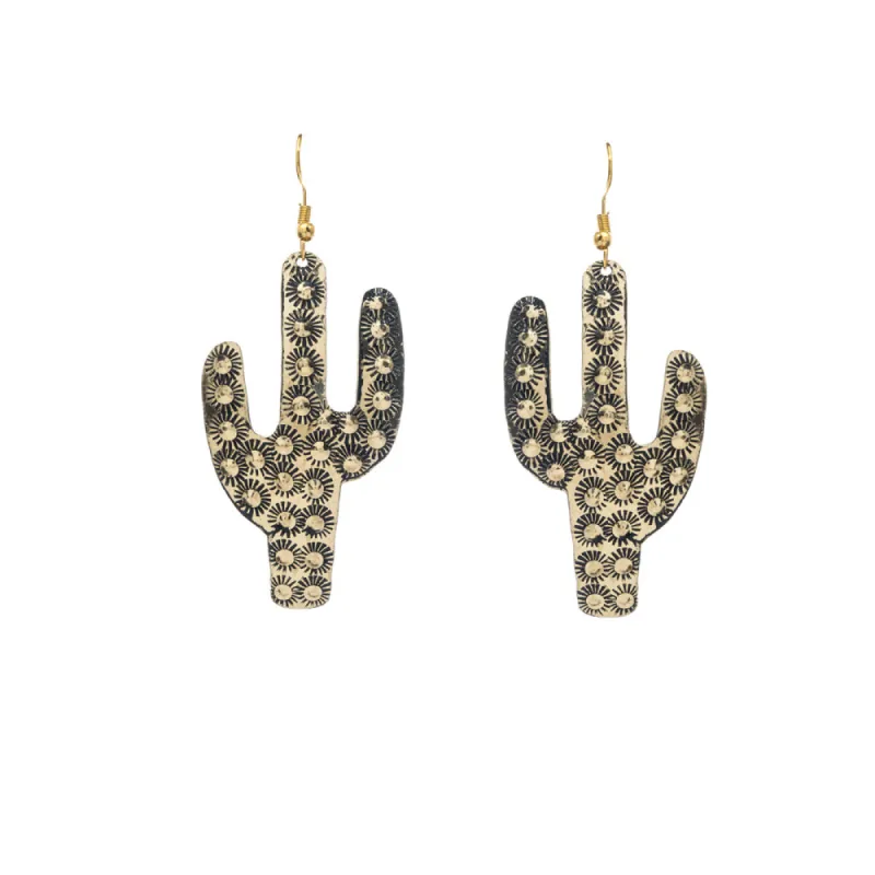 Saguaro Sentiments Earrings sold by Myra Bag