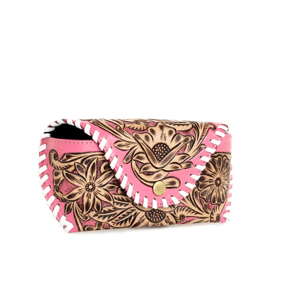 Chimayo Glasses Sun Case In Pink sold by Myra Bag product image thumbnail 2