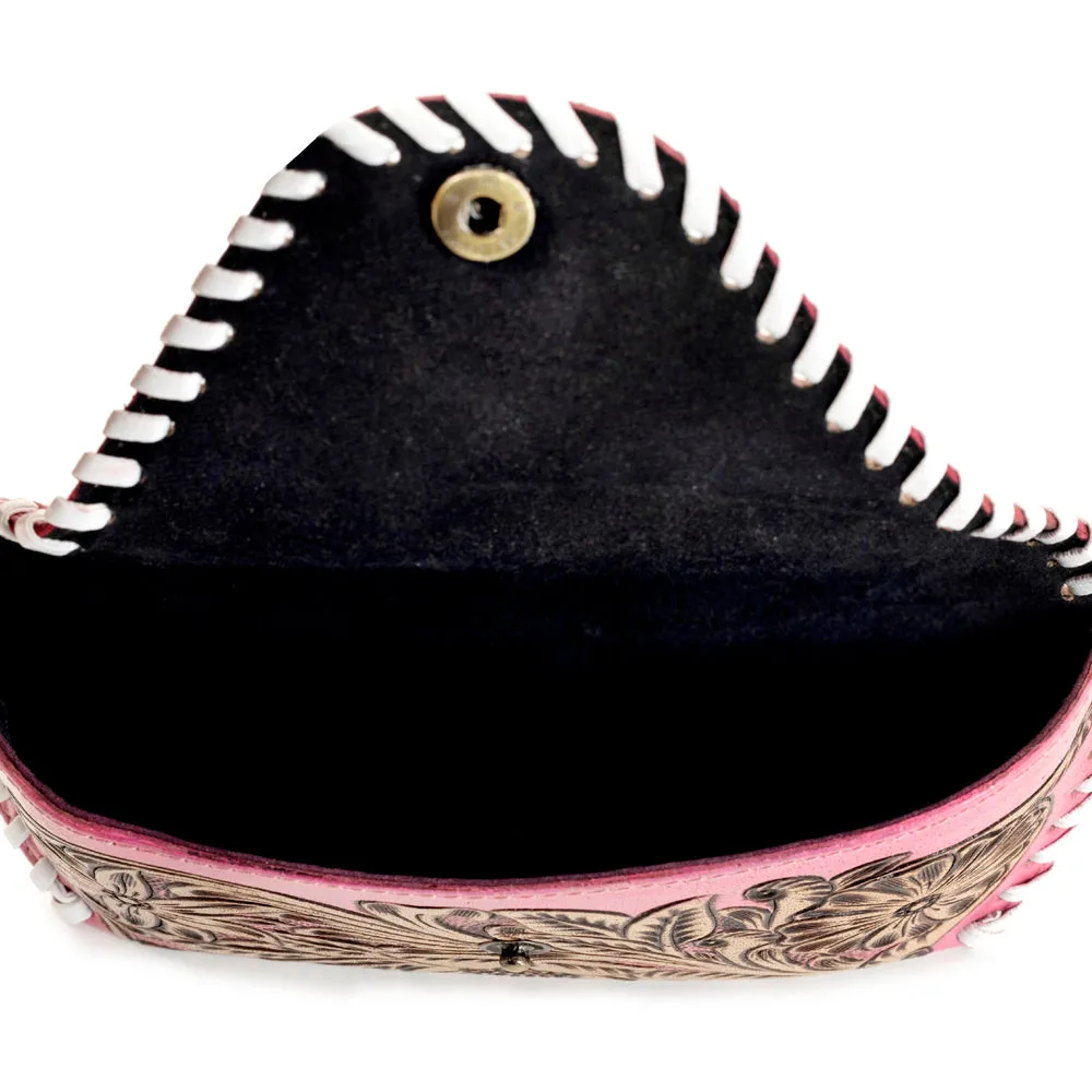 Chimayo Glasses Sun Case In Pink sold by Myra Bag product image thumbnail 4