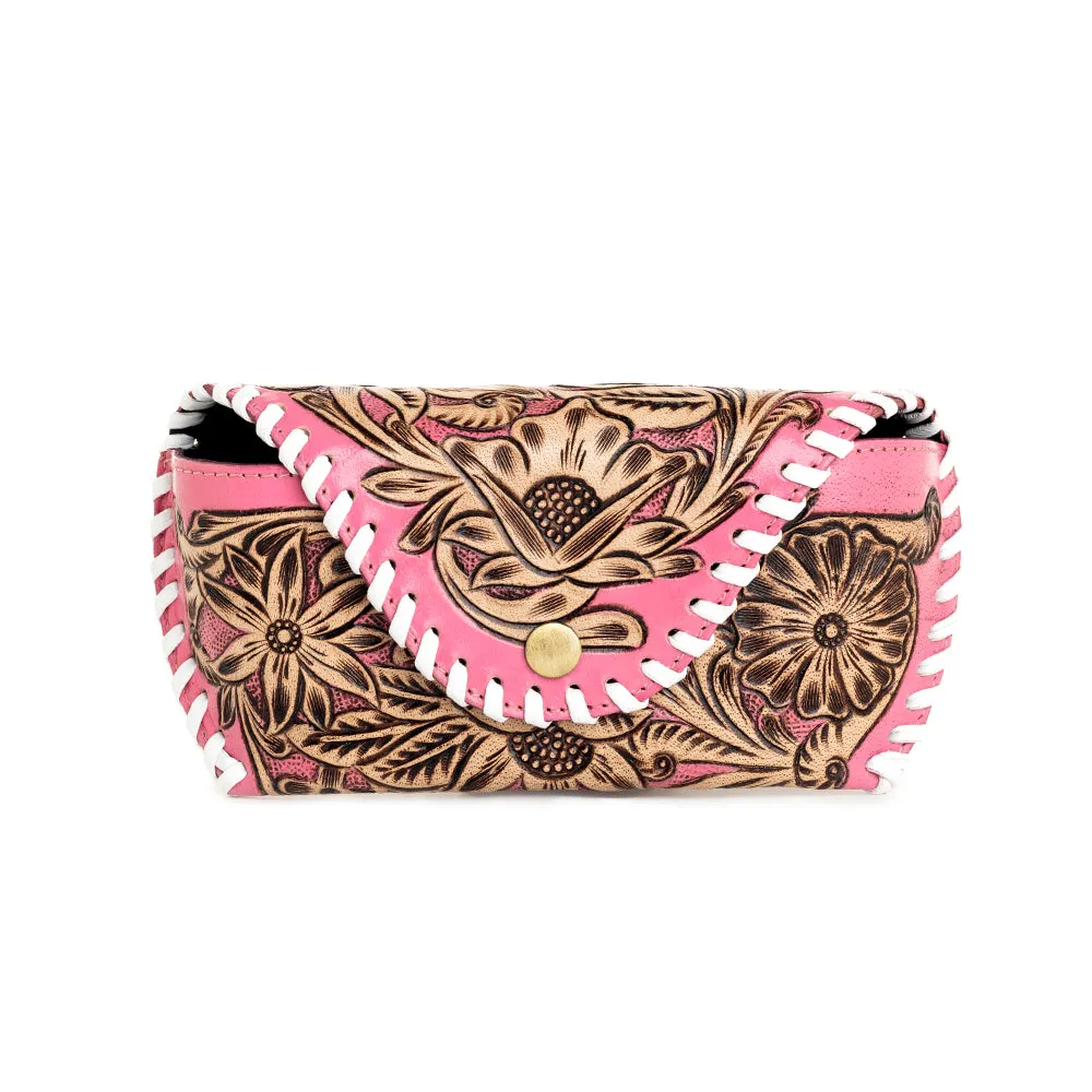 Chimayo Glasses Sun Case In Pink sold by Myra Bag