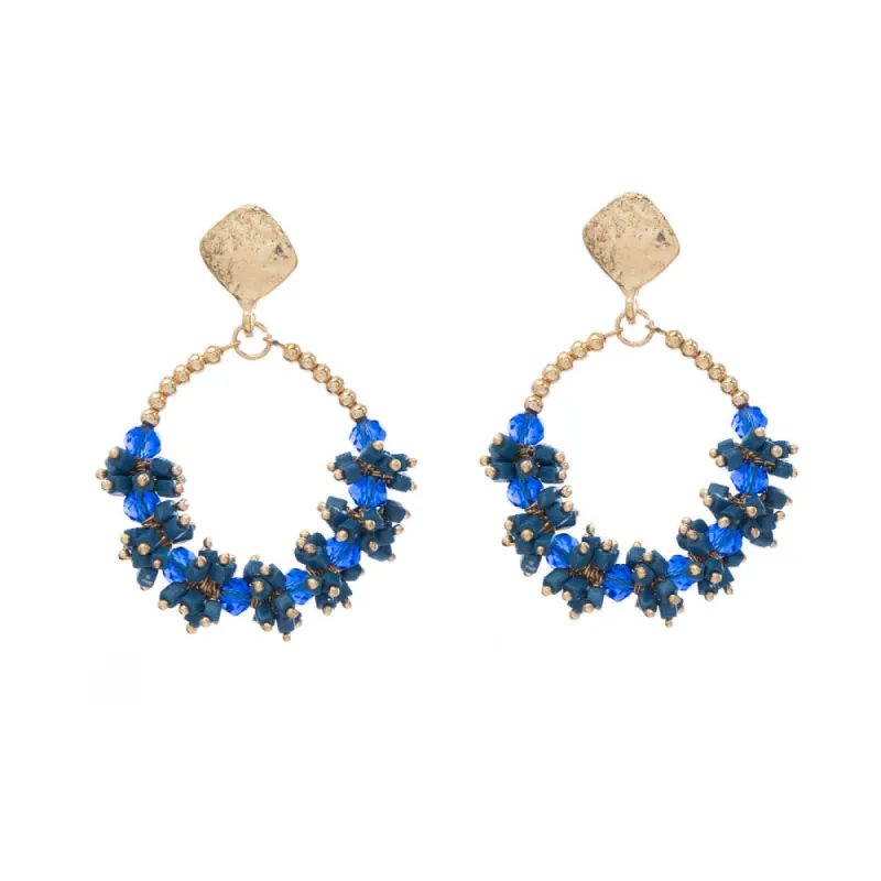 Blue Kallithea Earrings sold by Myra Bag