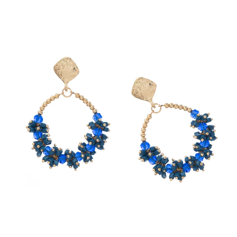 Blue Kallithea Earrings sold by Myra Bag product image thumbnail 2