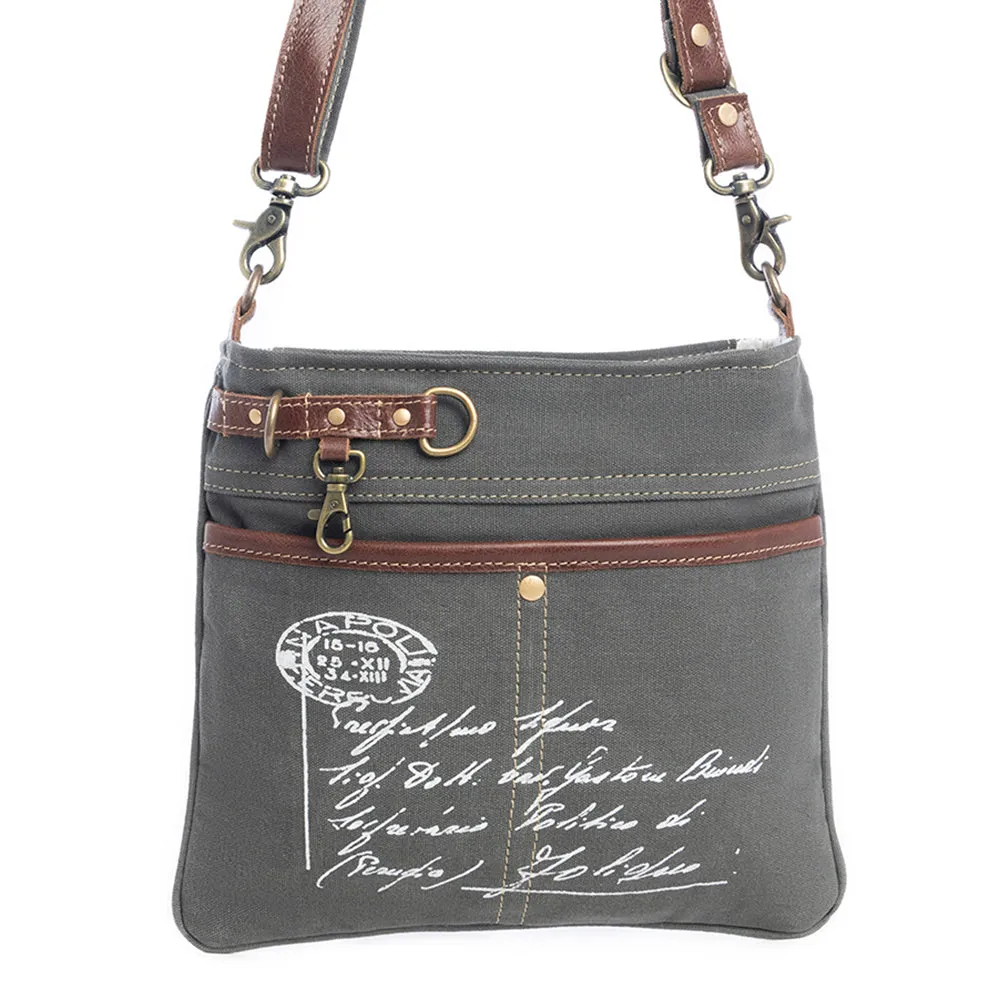 Quill Pen in Hand Small Crossbody Bag sold by Myra Bag