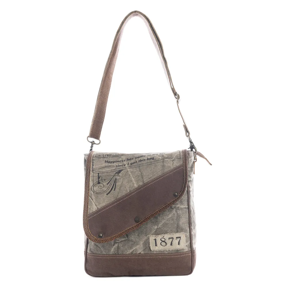 1877 Vintage-look Shoulder Bag sold by Myra Bag product image thumbnail 3