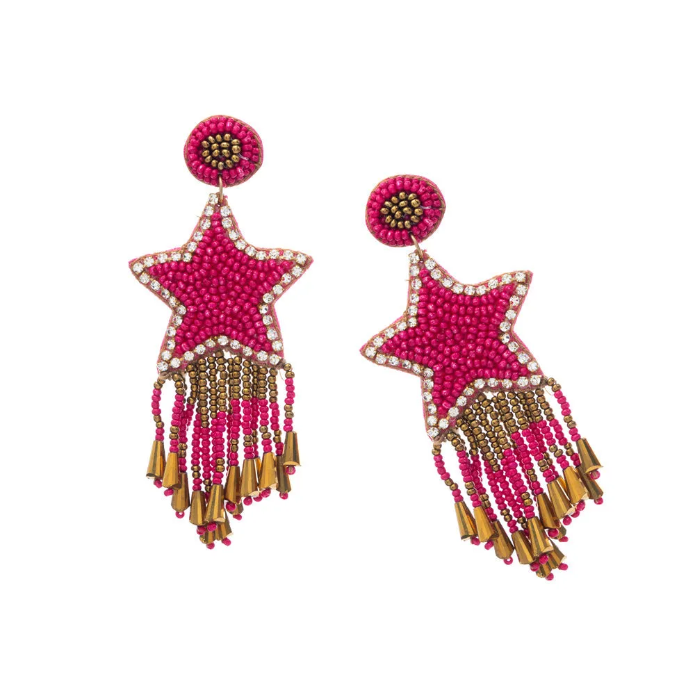 You Are My Star Beaded Earrings sold by Myra Bag product image thumbnail 2
