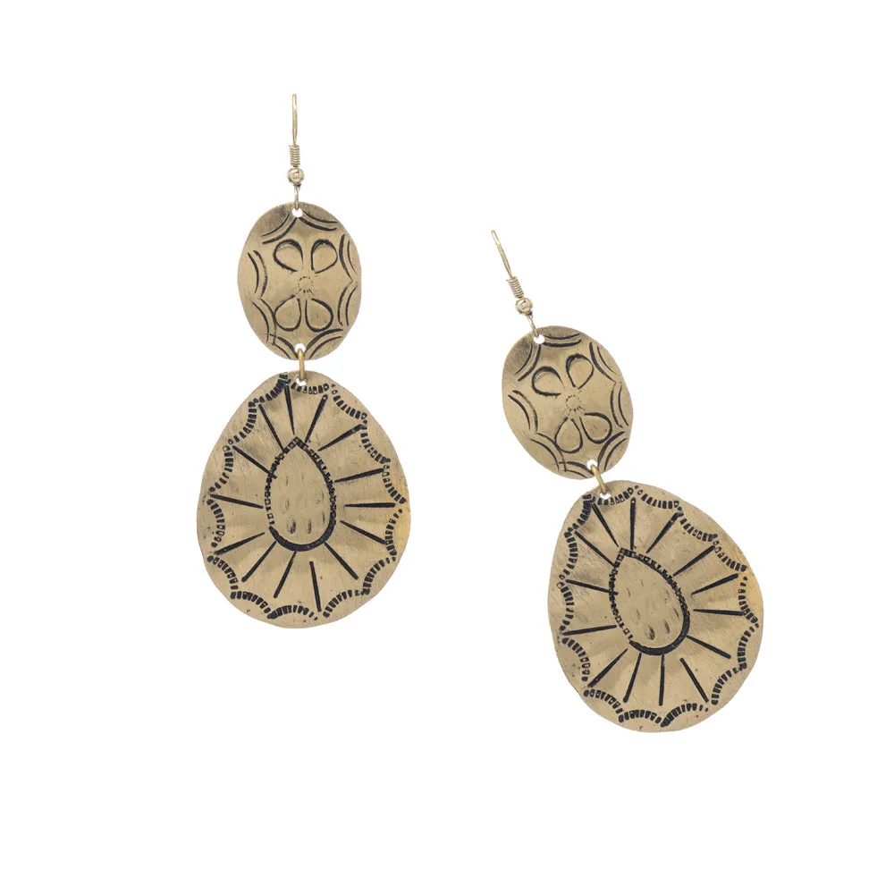 Mya's Medallions Earrings sold by Myra Bag product image thumbnail 2