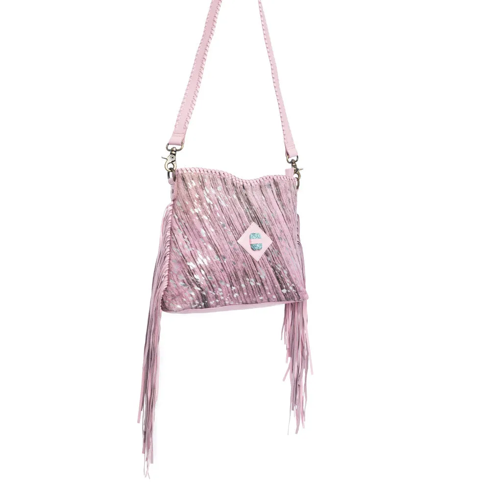 Silver Rose Trail Leather & Hairon Bag sold by Myra Bag product image thumbnail 3