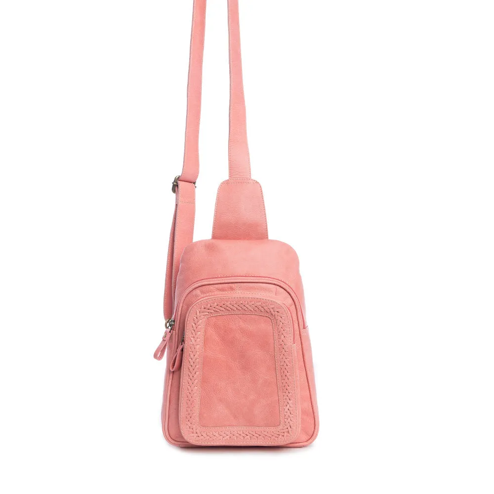 Willow Canyon Sling Bag In Pink sold by Myra Bag product image thumbnail 2