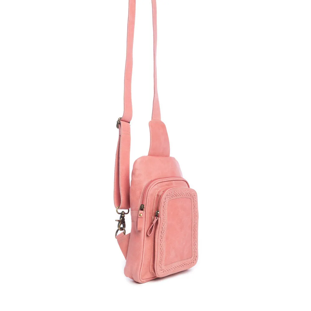 Willow Canyon Sling Bag In Pink sold by Myra Bag product image thumbnail 3