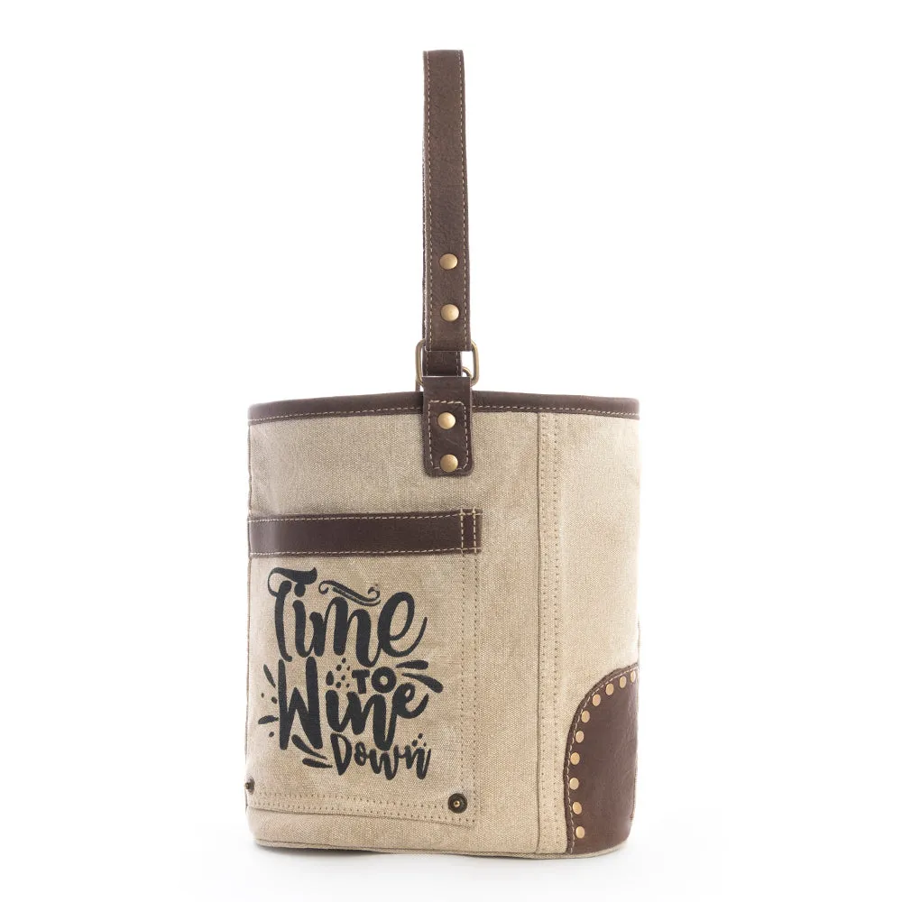 Thee & Thine Double Wine Bag sold by Myra Bag