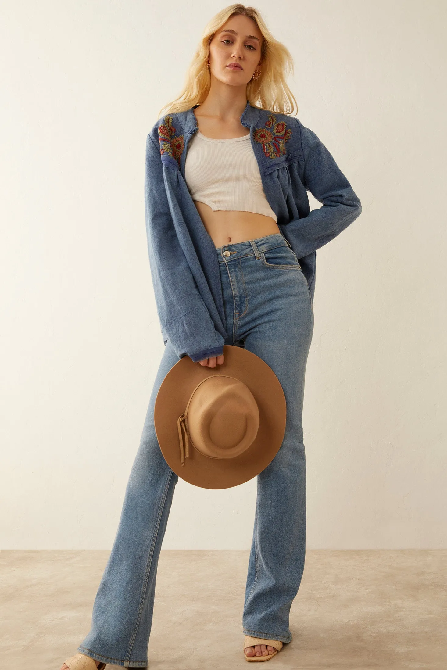 Hazel Anne Embroidered Jacket sold by Myra Bag product image thumbnail 5