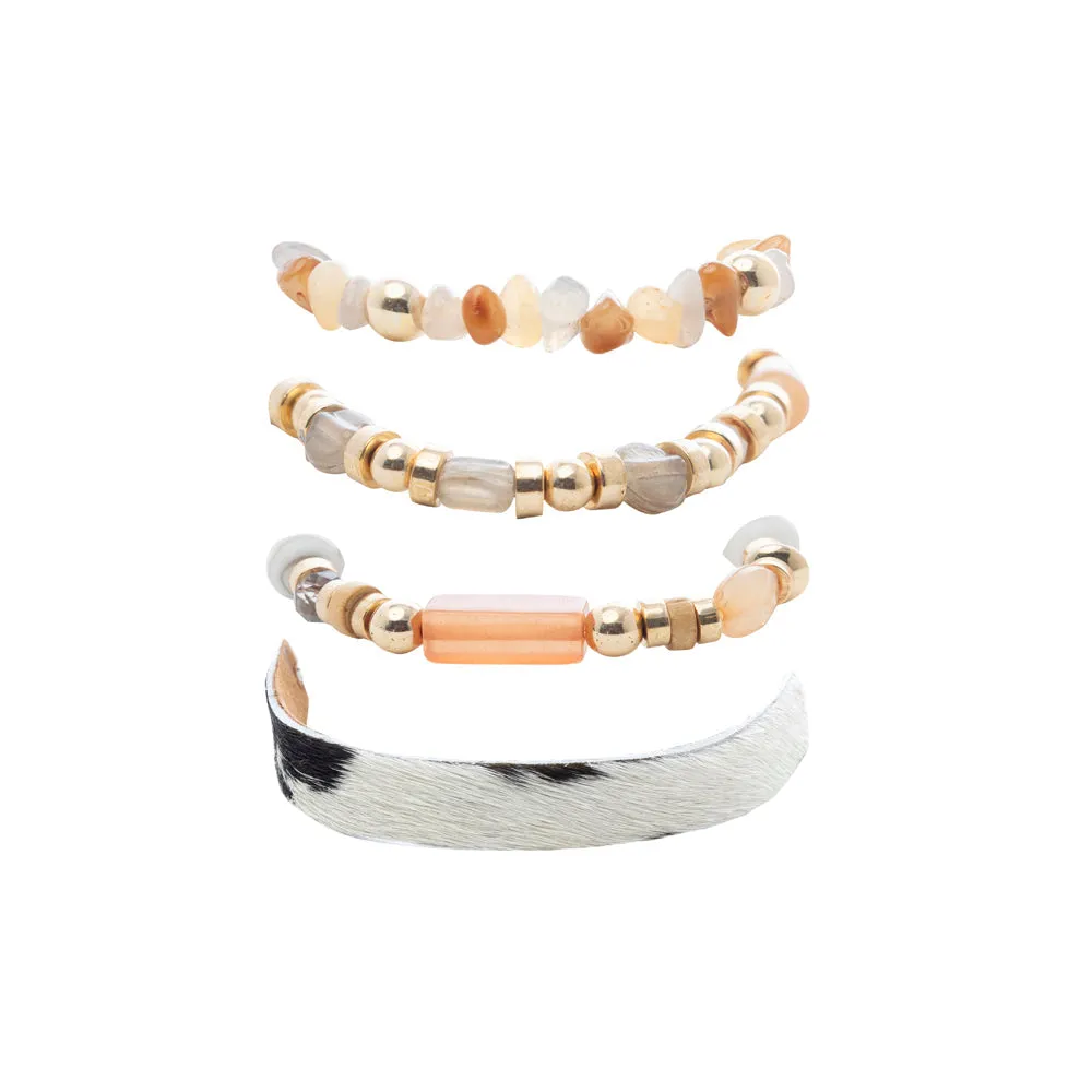 Keilana Stacked Bracelet sold by Myra Bag