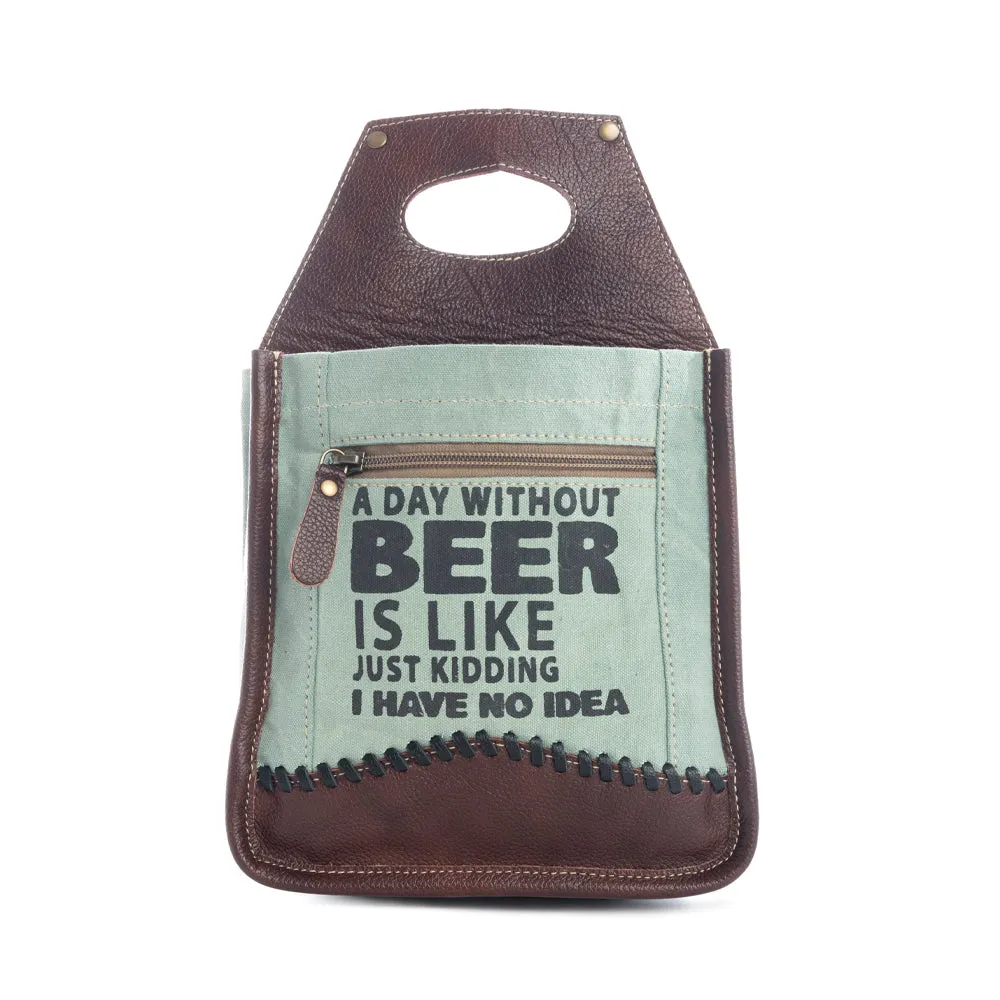 A Day Without Beer Caddy sold by Myra Bag