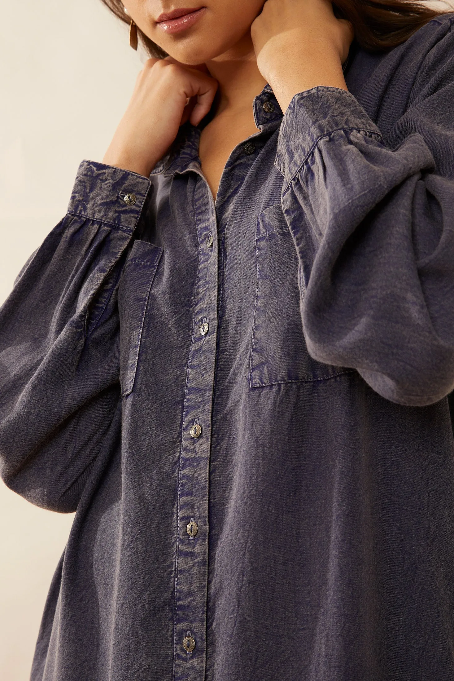 April Snow Button Dress sold by Myra Bag product image thumbnail 3