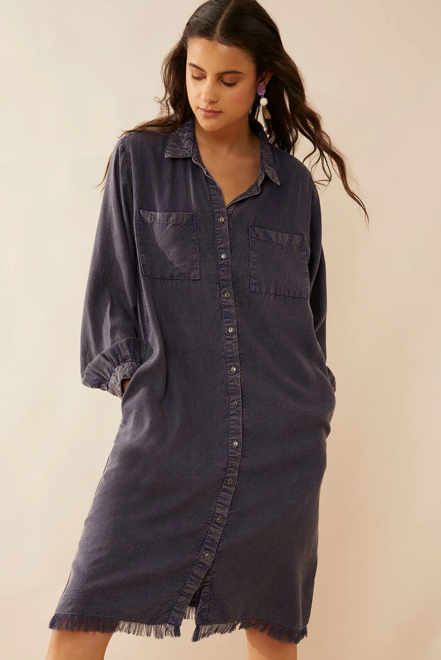 April Snow Button Dress sold by Myra Bag