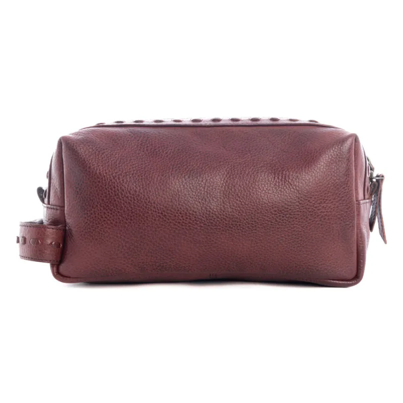 Roff Trail Toiletries Bag In Red Russet sold by Myra Bag