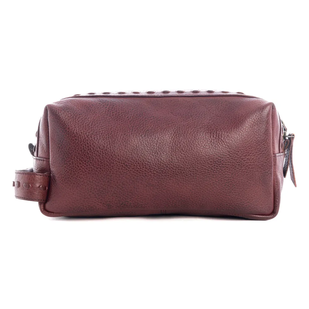 Roff Trail Toiletries Bag In Red Russet sold by Myra Bag