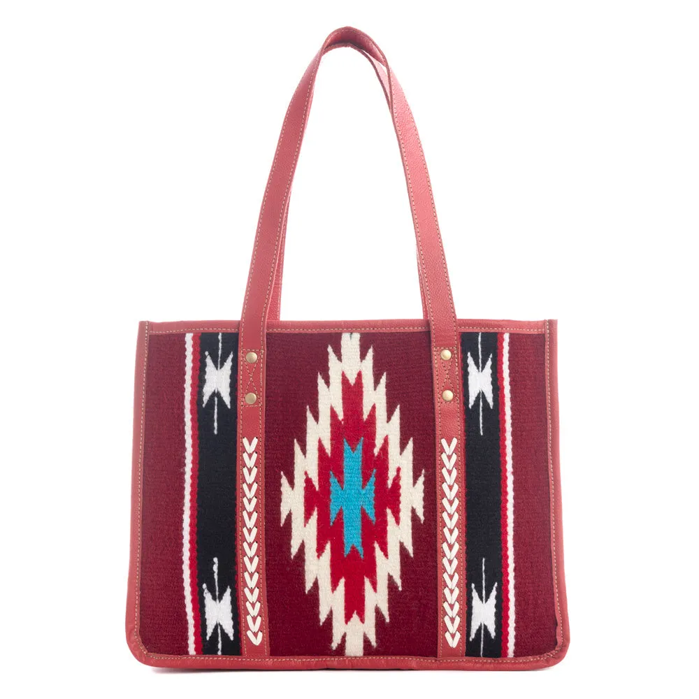 Questa Mesa Concealed-Carry Bag in Scarlet sold by Myra Bag