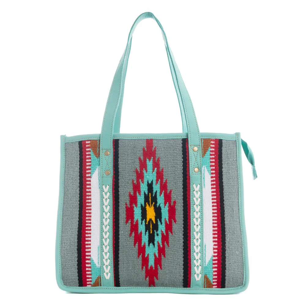 Questa Mesa Concealed-Carry Bag in Turquoise sold by Myra Bag