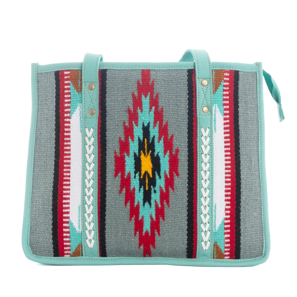 Questa Mesa Concealed-Carry Bag in Turquoise sold by Myra Bag product image thumbnail 2