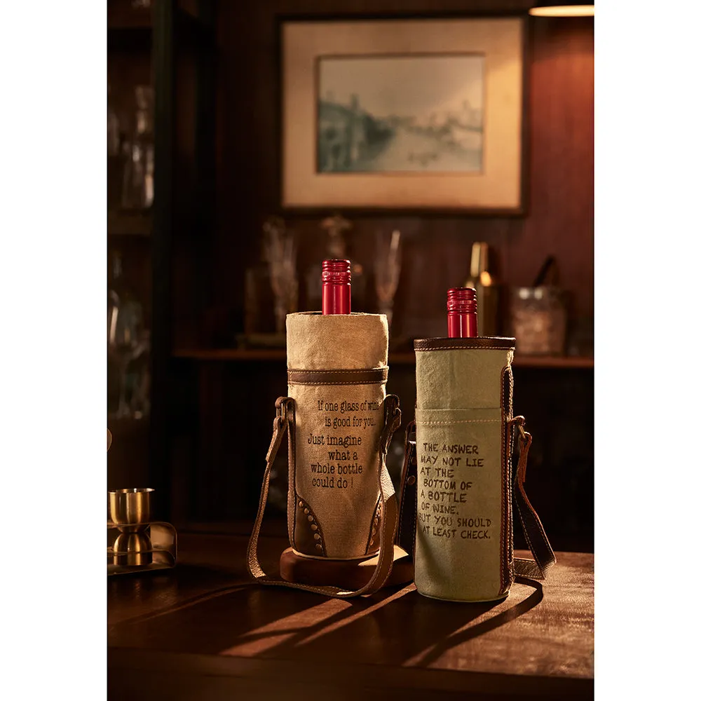 Voyage Wine Bottle Bag sold by Myra Bag product image thumbnail 5