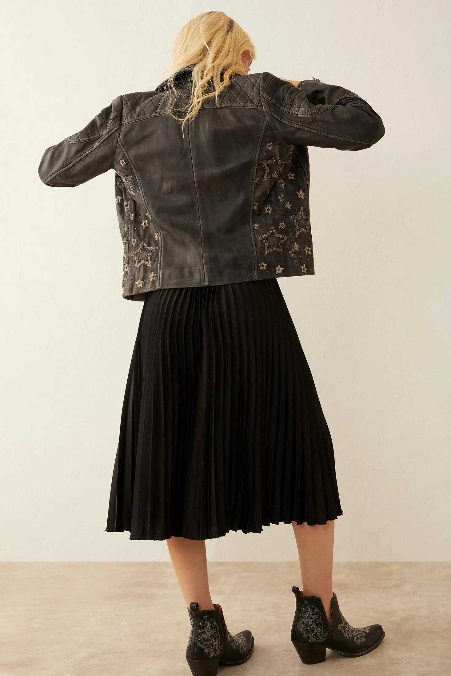 Stella Starr Leather Jacket sold by Myra Bag product image thumbnail 5